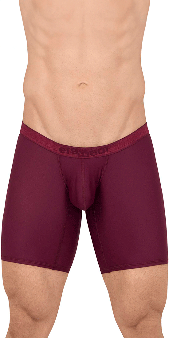 Ergowear Ew1659 Slk Boxer Briefs Burgundy by Ergowear