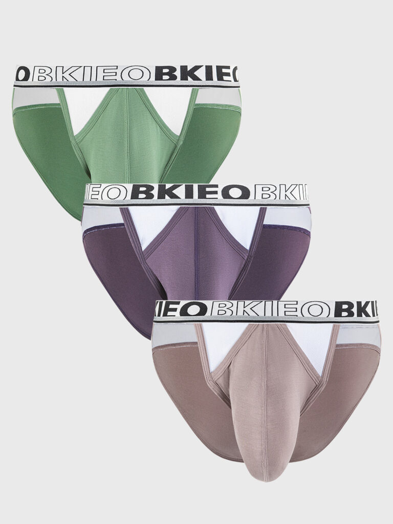 TENCEL™ Modal Spacious Pouch Sidecut Briefs w/ Fly, Moods-of-the-Week Underwear by BKIEO