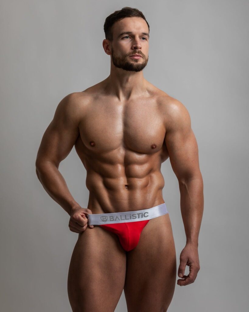 Ballistic Crimson Red Bikini Brief by BALLISTIC MENSWEAR