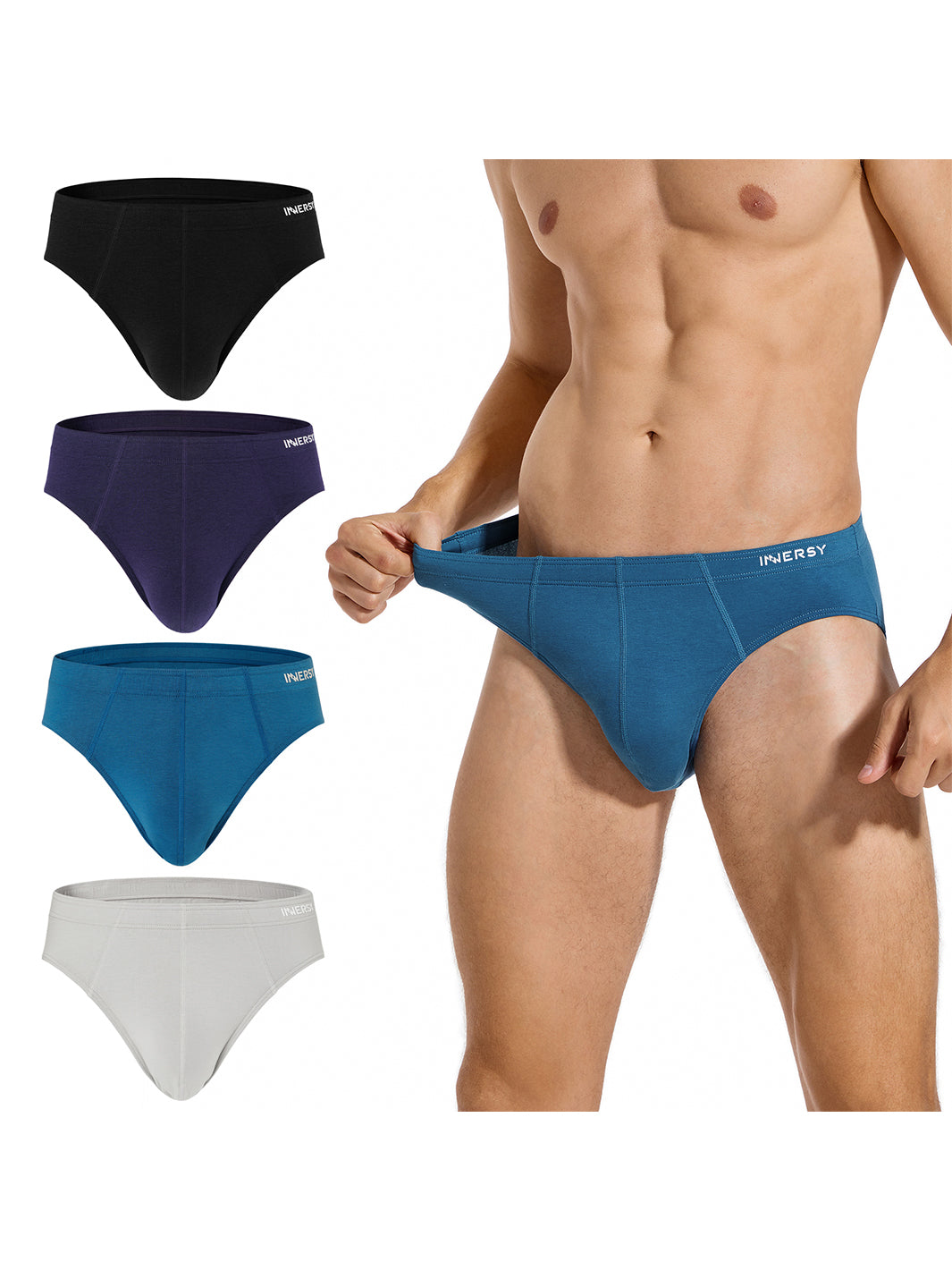 Men’s Underwear Briefs 4-Pack by INNERSY