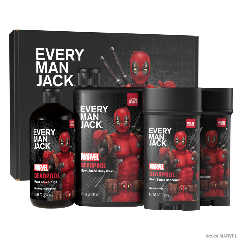 Deadpool MARVEL® Gift Set by Every Man Jack