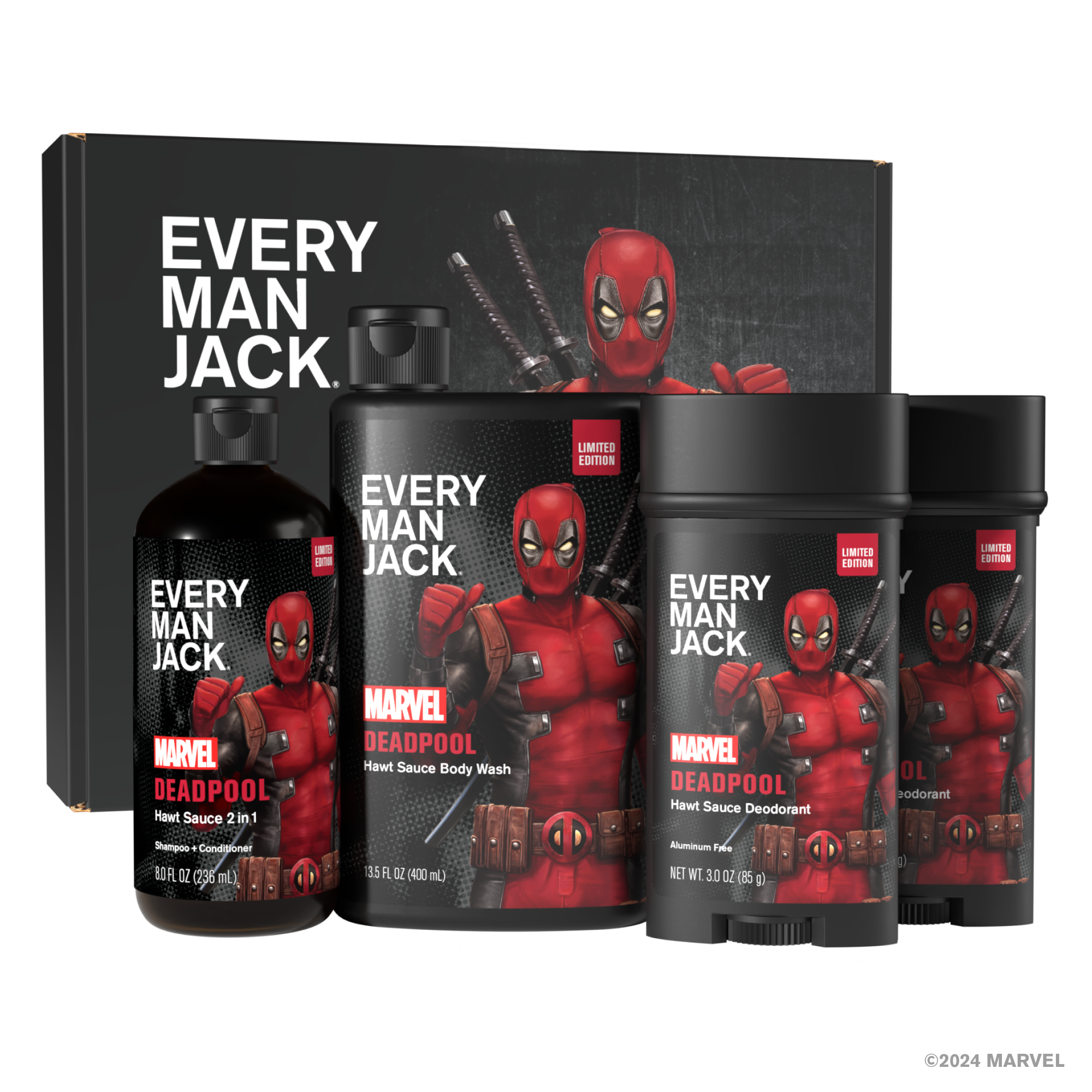 Deadpool MARVEL® Gift Set by Every Man Jack