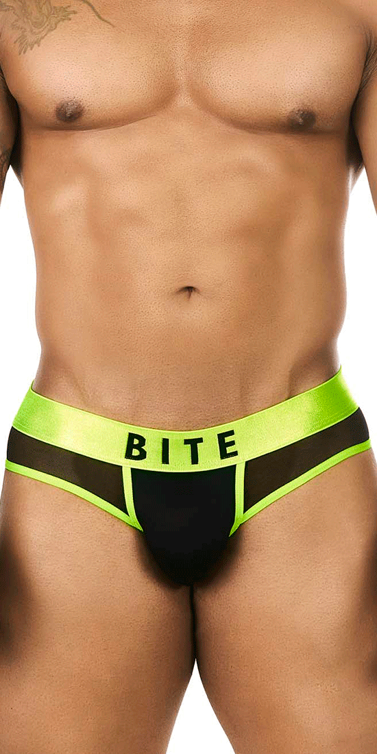 Sweet Kiwi Briefs Black by Bitewear