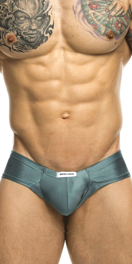 Cheek Briefs Metal Green by Justin+Simon