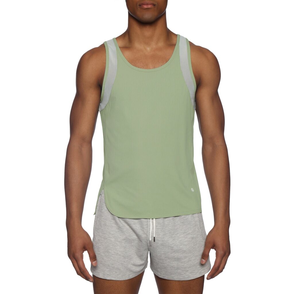 Parke & Ronen New Spring ’25 Brush Green Melbourne Tank by Parke & Ronen