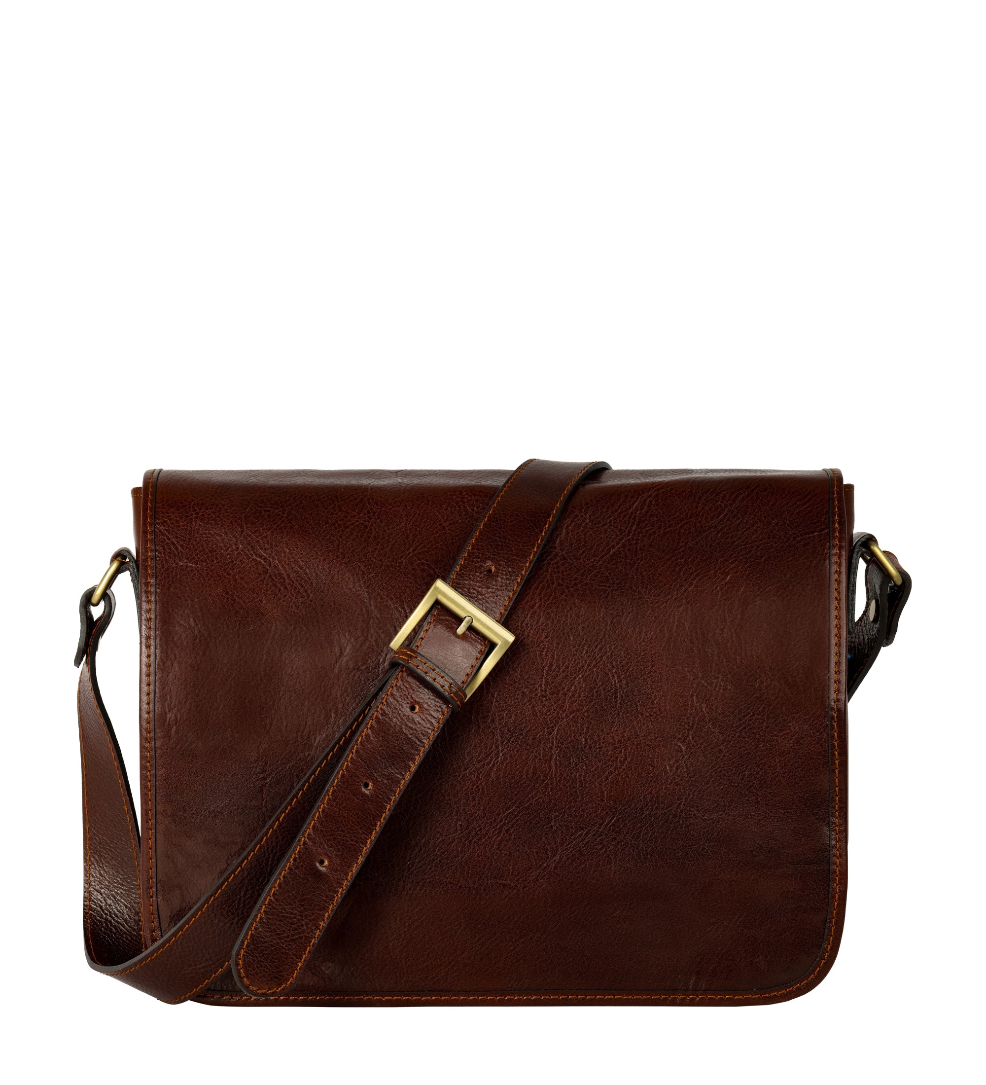 Leather Messenger Bag – The Stranger by Time Resistance