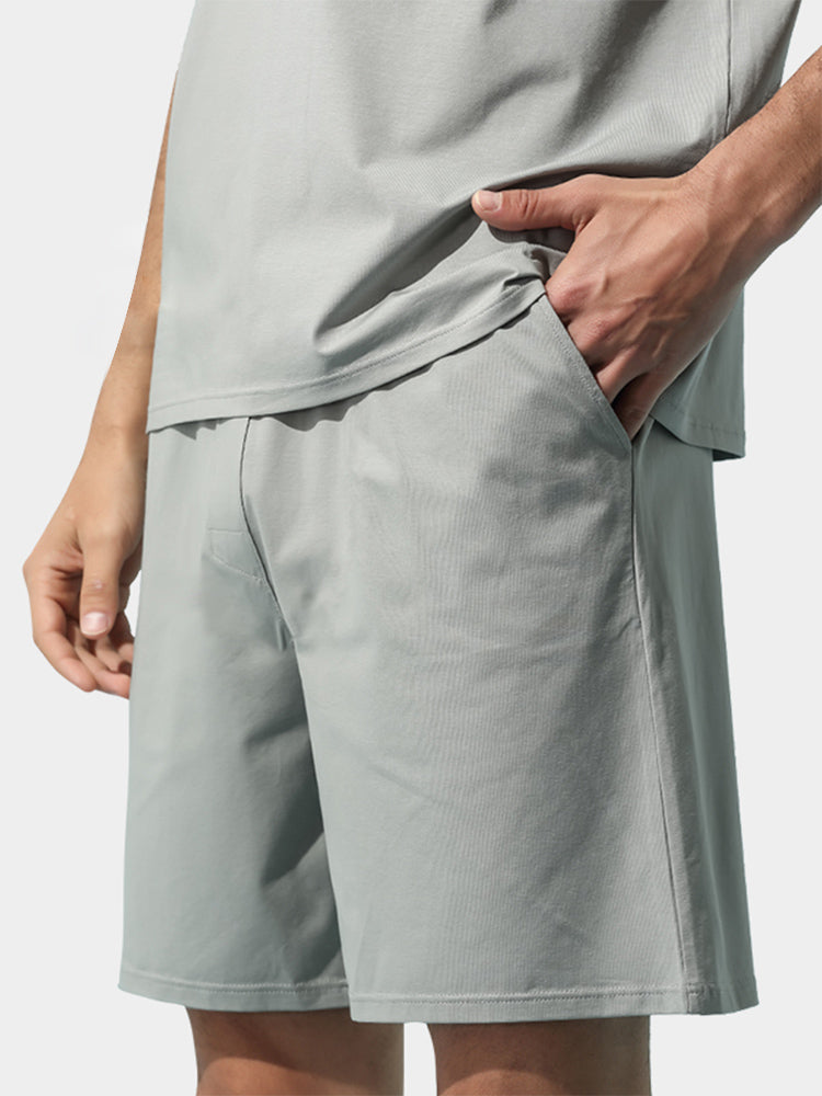 Men’s Loungewear Cotton Sleep Shorts by Mr Saker