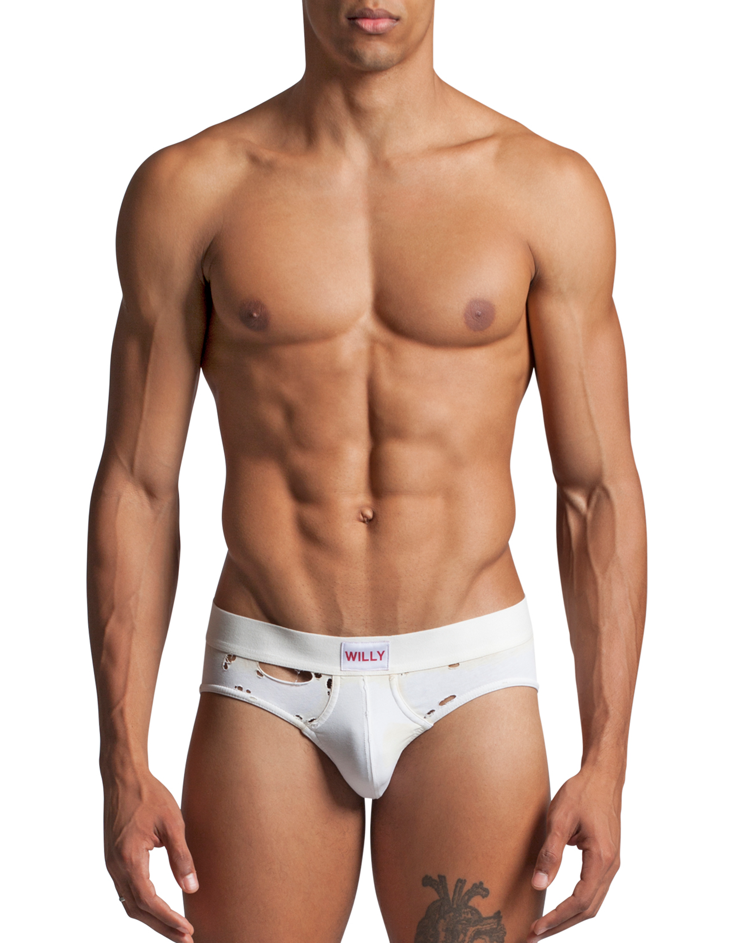 DIRTY BRIEFS – WHITE by Willy Chavarria