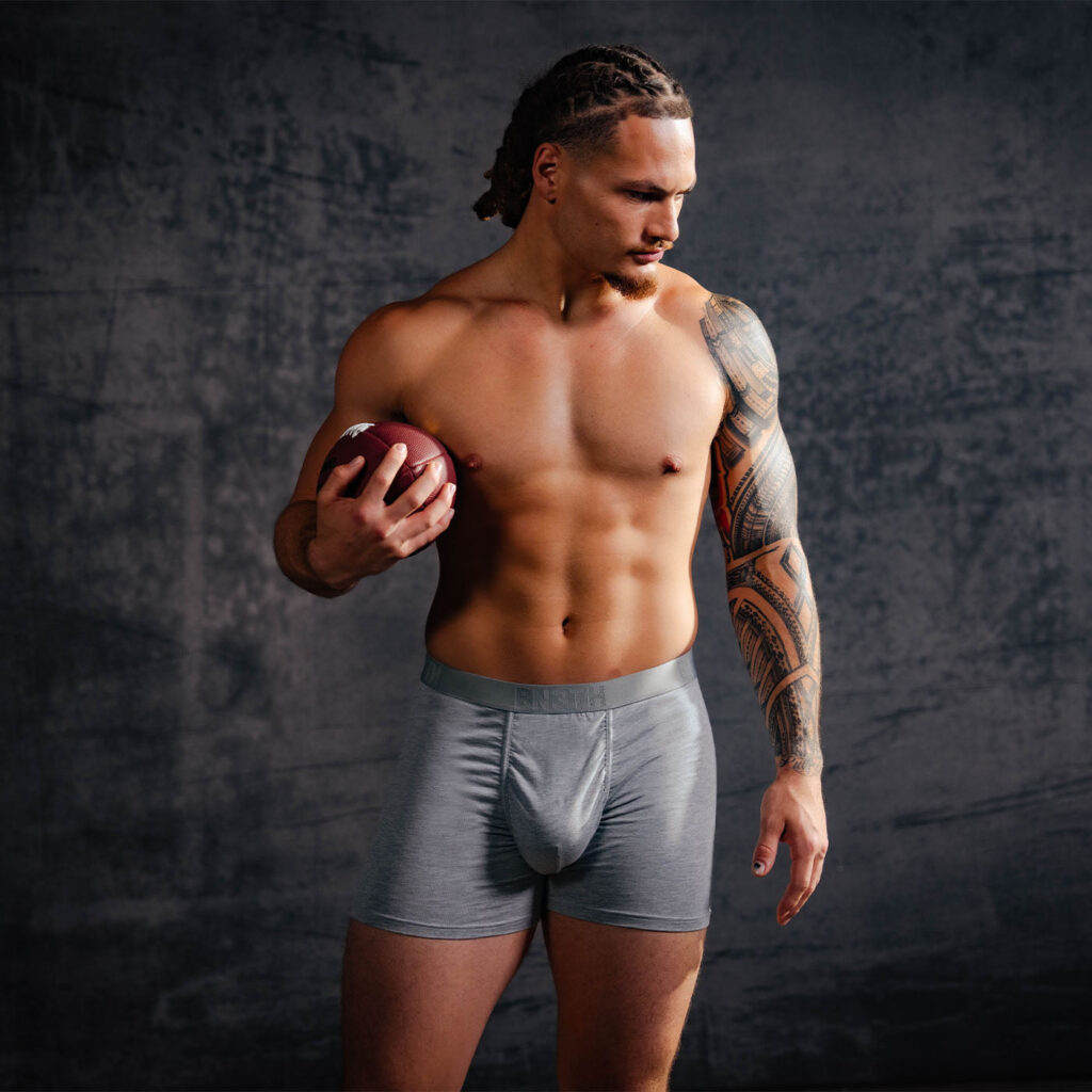 Classic Essentials Boxer Brief: Heather Gray by BN3TH