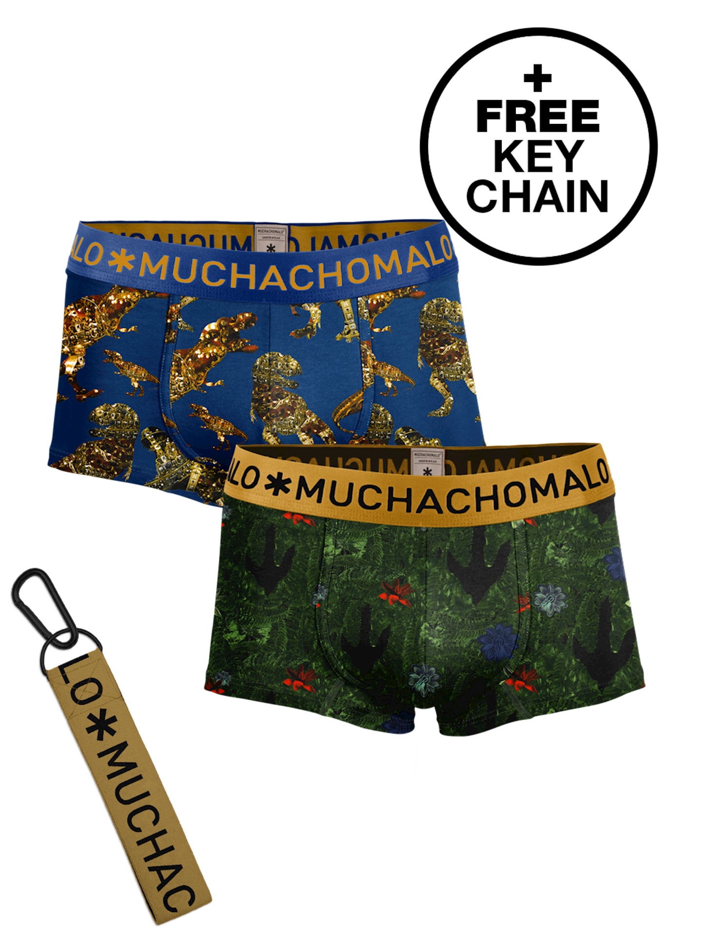 Men 2-pack Trunks T-Rex by Muchachomalo