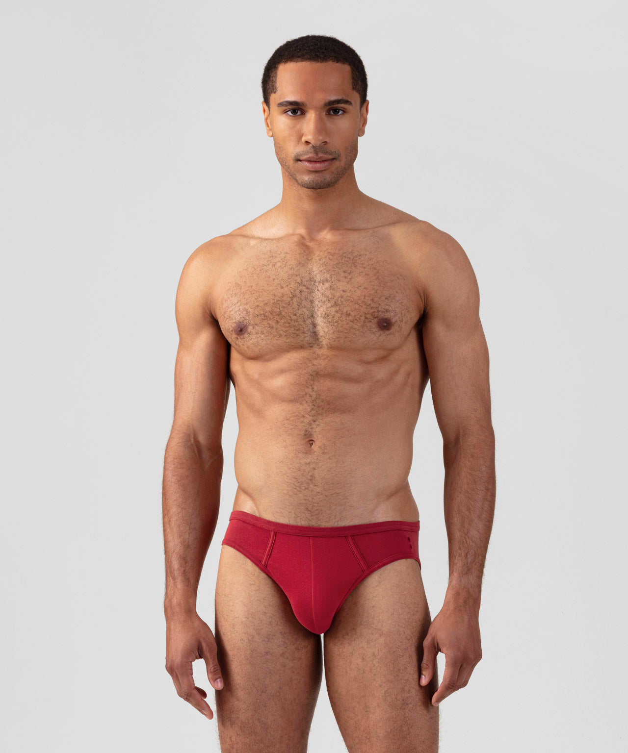 Slim Y-Front Briefs: Red by Ron Dorff
