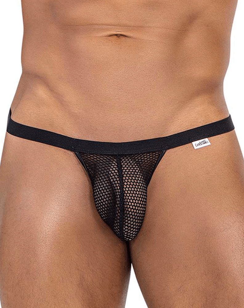 Candyman 99801 Mesh Thongs Black by Candyman
