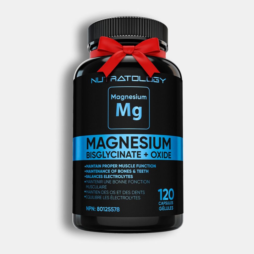 Nutratology Magnesium Bisglycinate for Muscle Relaxation – 120 Capsules by Nutratology