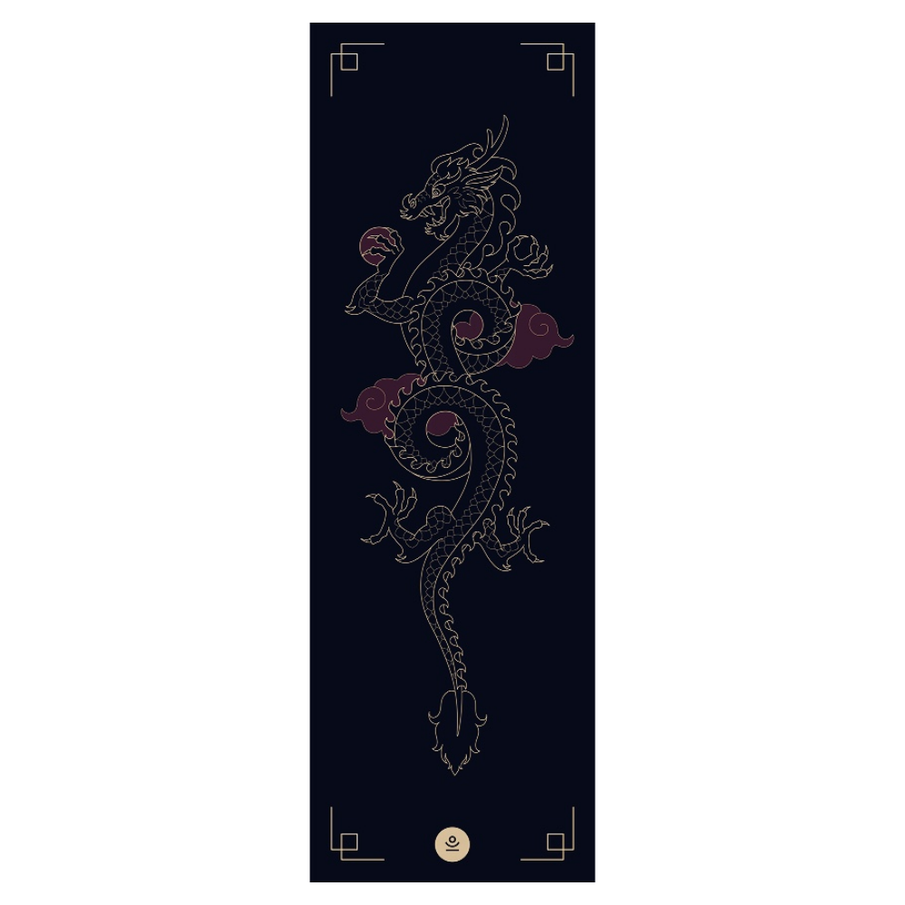 Yoga mat for men WARRIOR – natural rubber, non-slip, eco-friendly studio gym, pilates and yoga mat by Moonholi Yoga