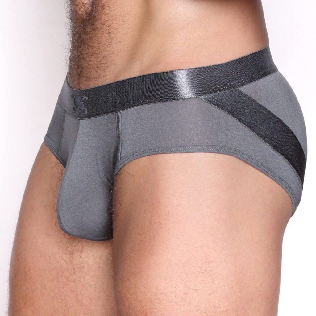 Lift Brief Grey by Skull & Bones NY