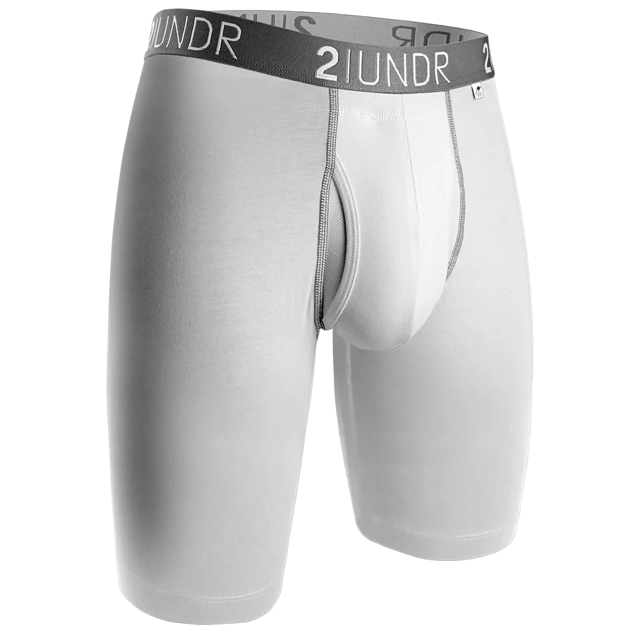 2Undr – Swing Shift Long Leg : White/Grey by 2undr