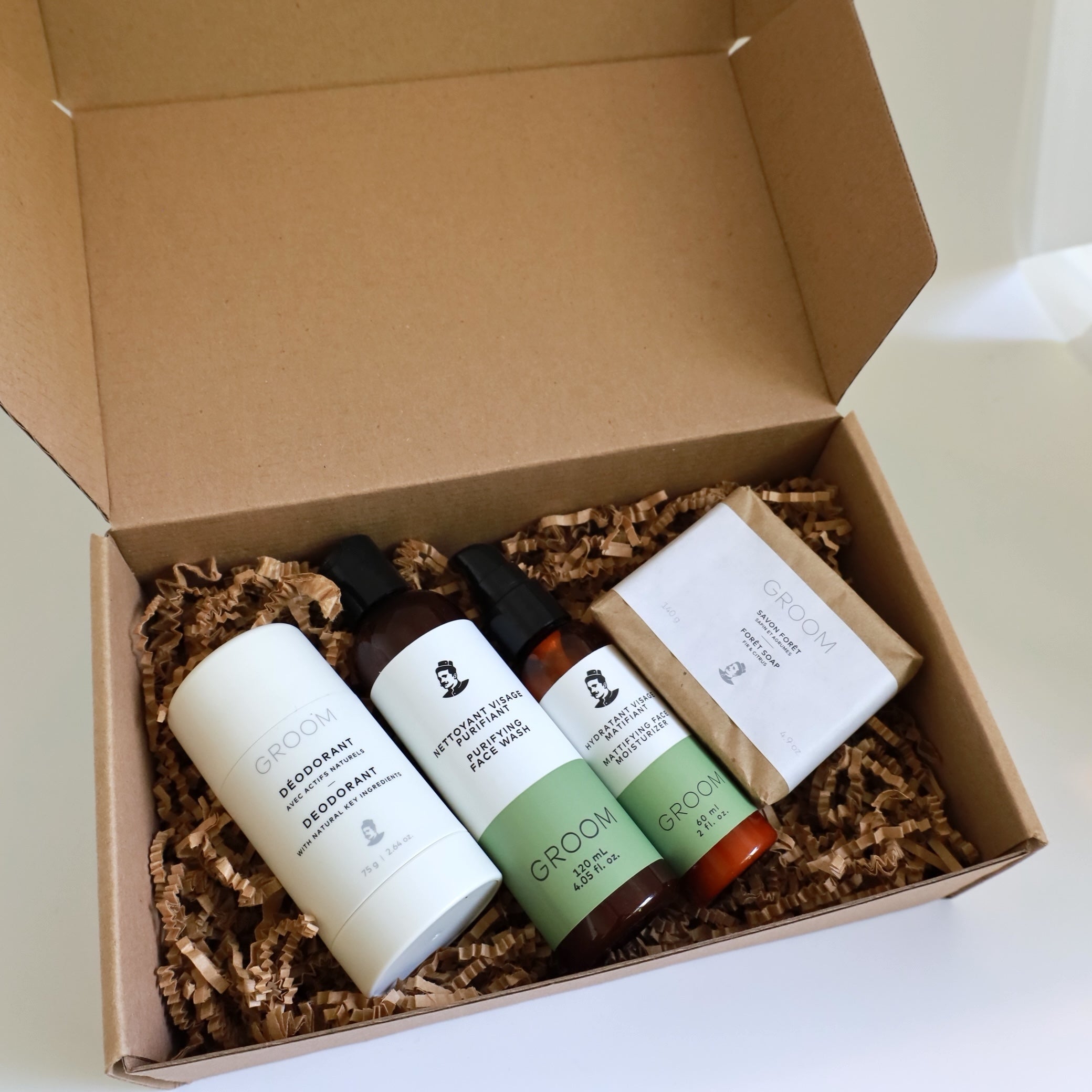 Introduction Set The Essentials – Body & Face by Les industries Groom