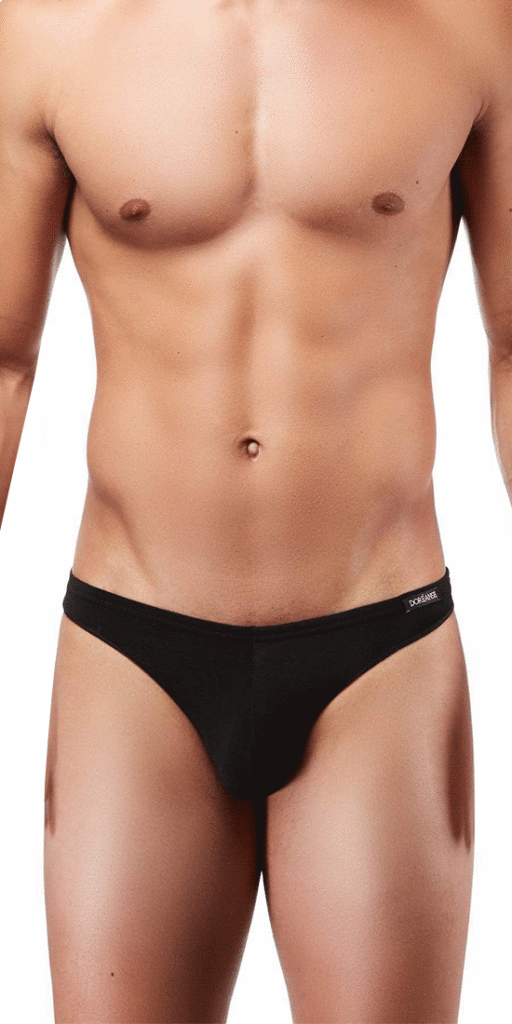 DOREANSE 1392 Euro Thong In Black by DOREANSE