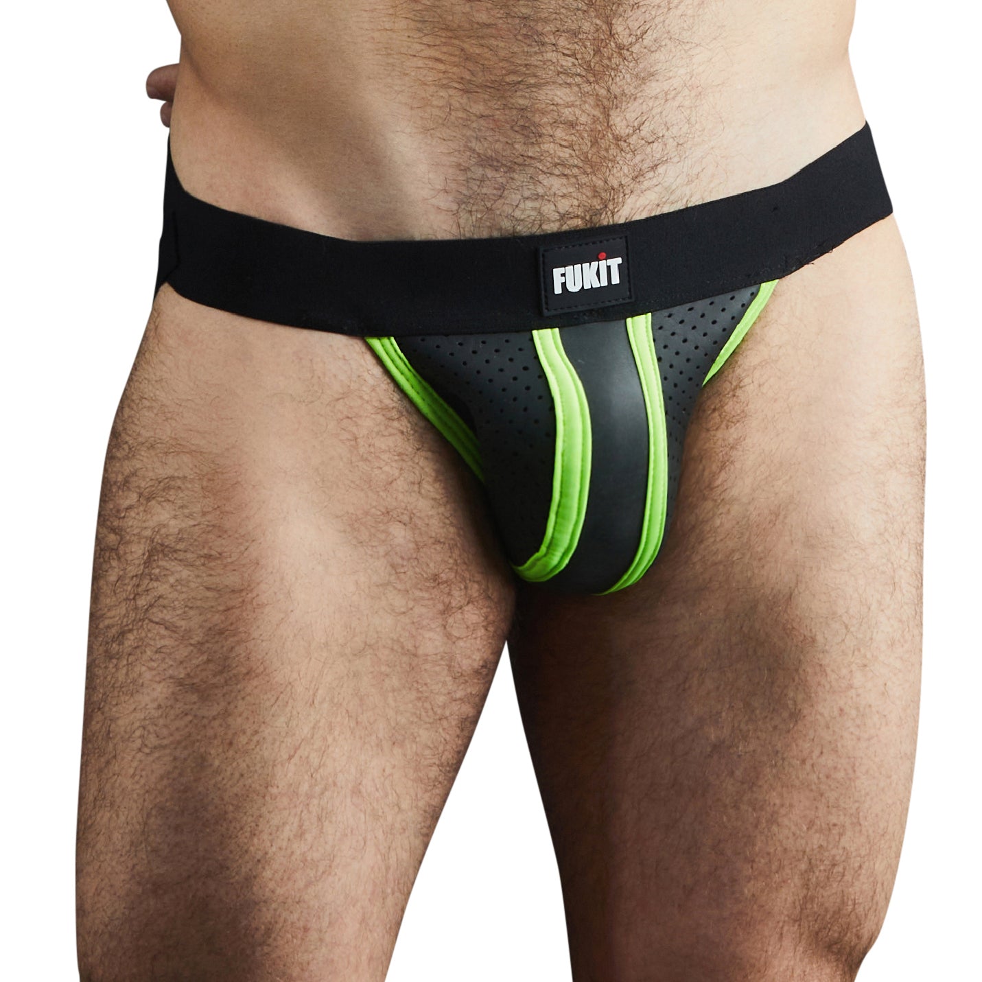 Titan Neoprene Jockstrap Neon Green by FUKIT