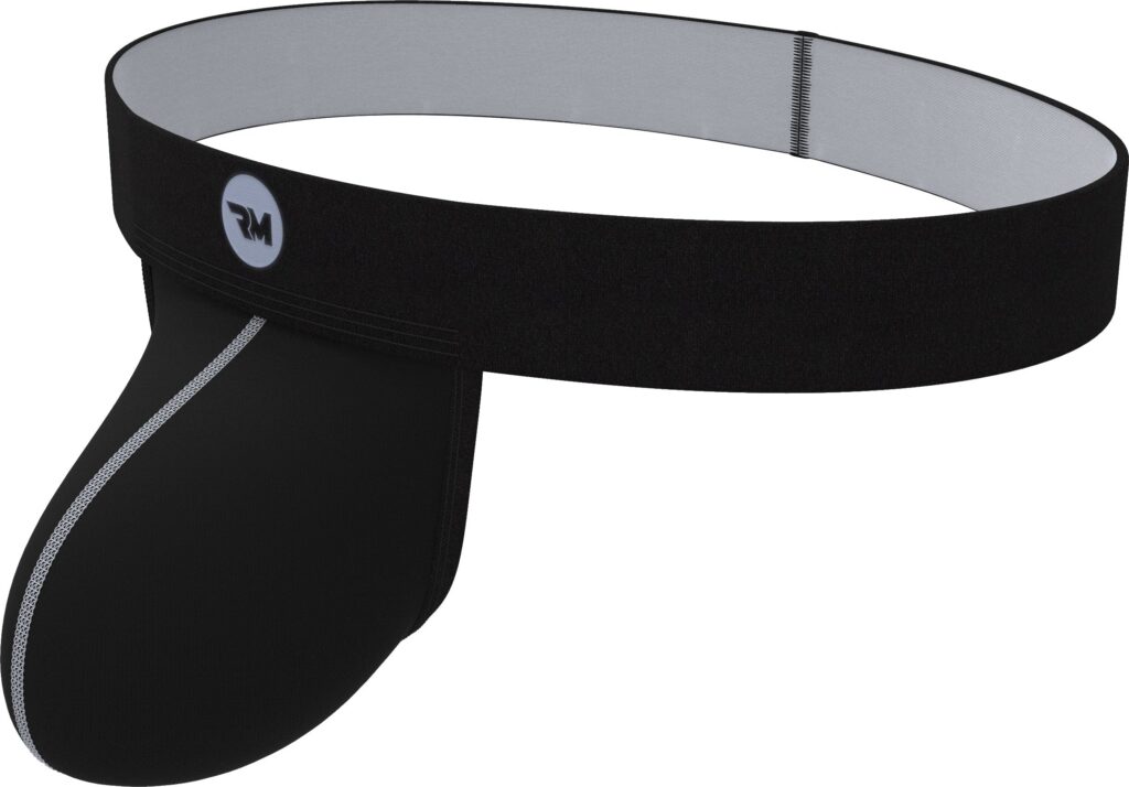 Nylon 0in Strapless Jocks No Fly 1pk Gunmetal Gray by Three Chun