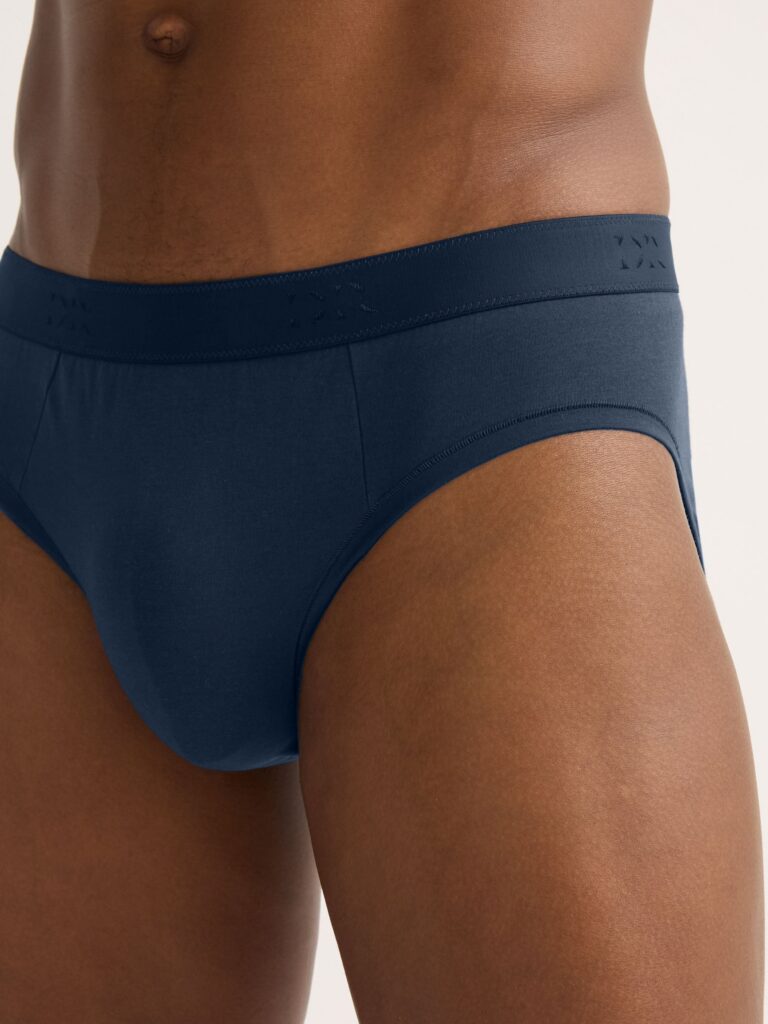 Men’s Briefs Jack Pima Cotton Stretch Navy by Derek-Rose