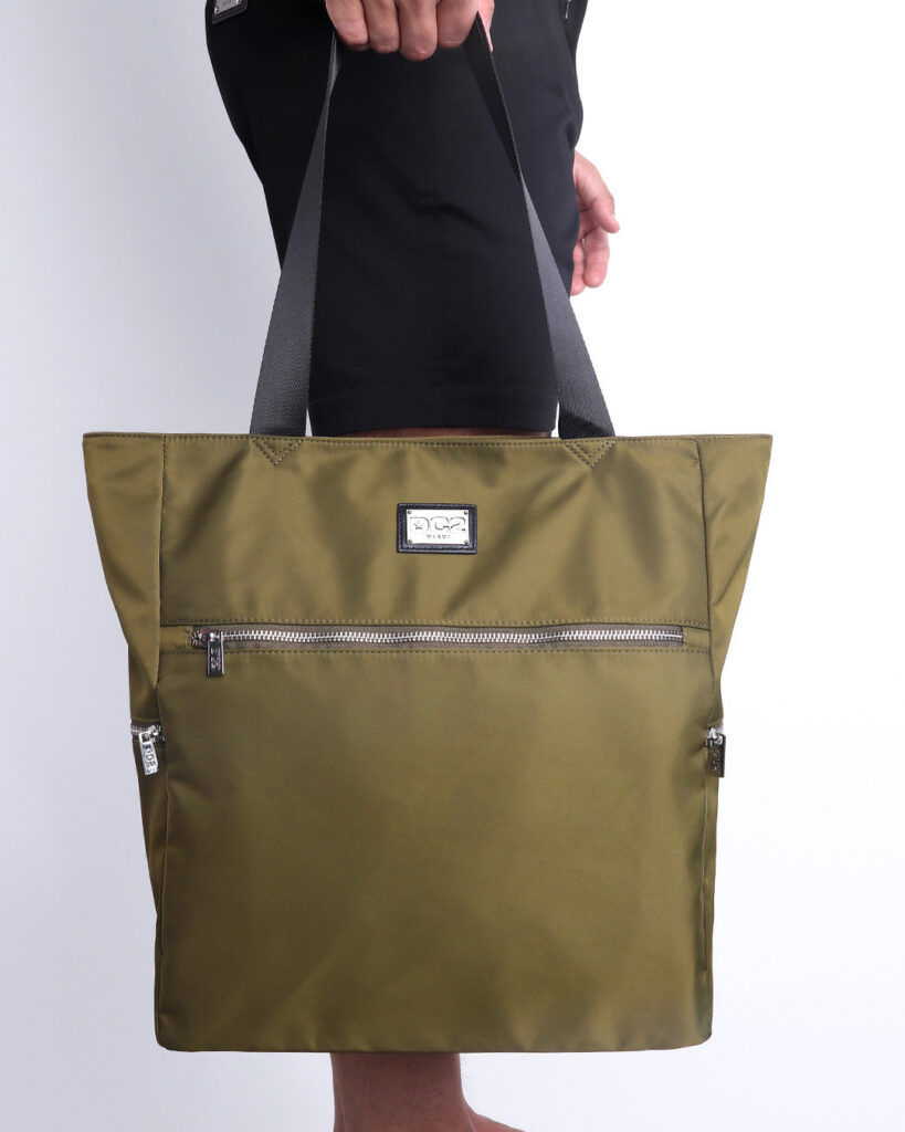 PALM GREEN – Poolside Tote Bag Foldable/Portable | DC2 by DC2