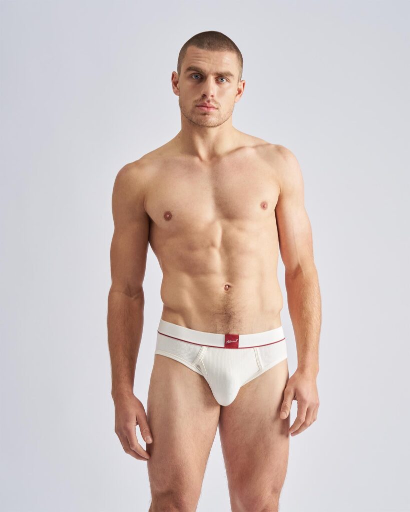 MVP Ribbed Brief – Crème by TEAMM8