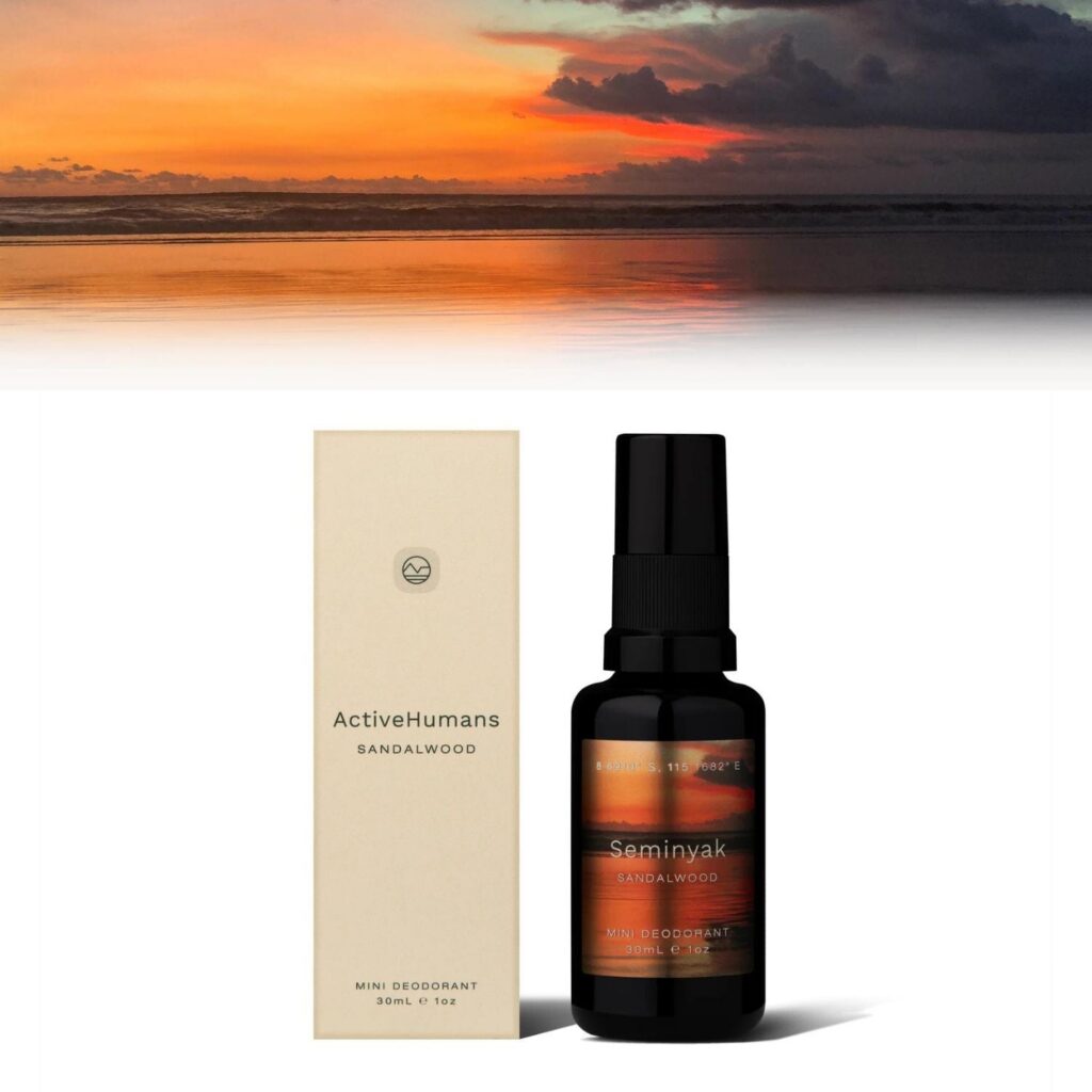 Active Humans Spray Deodorant – Sandalwood (30ml) by Active Humans